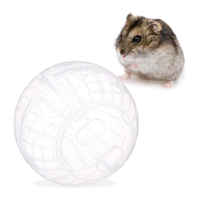 Gennemsigtig hamsterkugle Ø 14 cm