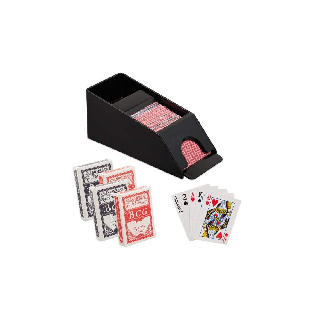 Korthållare med 4 kortlekar | Leksaker & Spel - Sällskapsspel - Kortspel - Kortlekar | Pryloteket