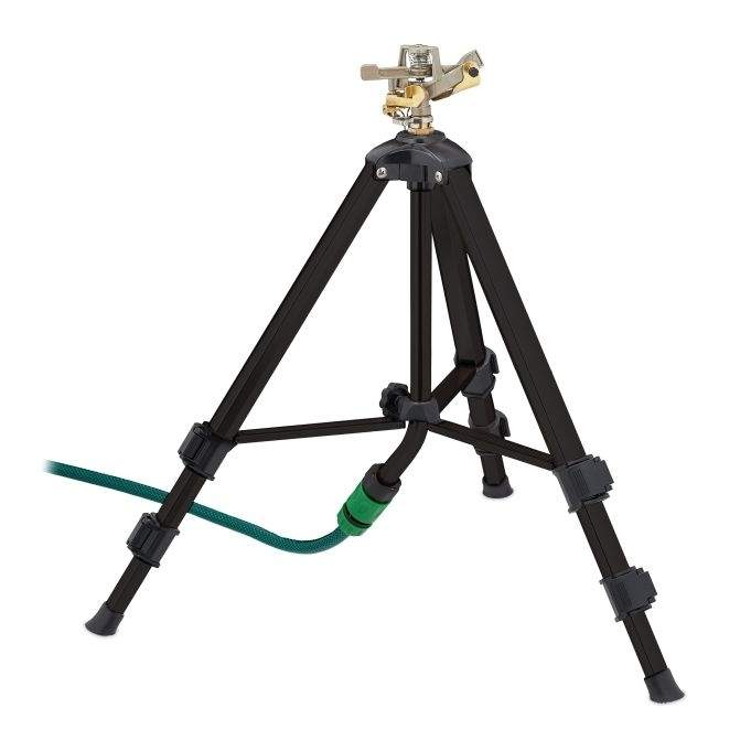 Sort sprinkler med metalstativ
