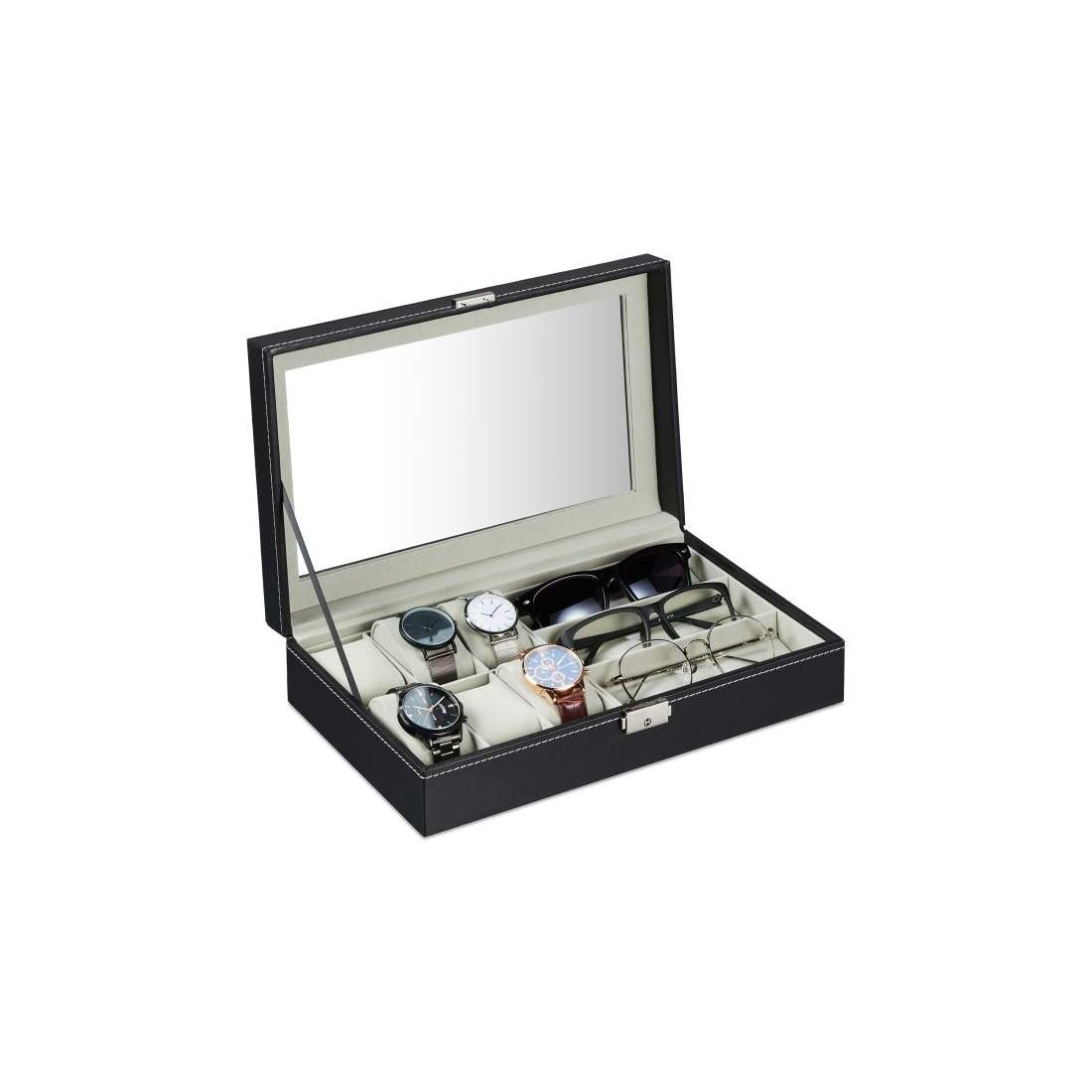 Smyckeförvaring för klockor & glasögon | Mode & Accessoarer - Smycken, Smyckesset & Tillbehör - Smyckeskrin | Pryloteket