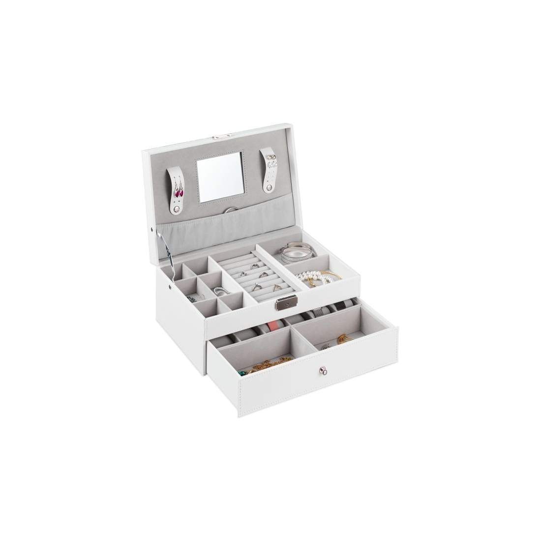 Smyckesförvaring med låda | Mode & Accessoarer - Smycken, Smyckesset & Tillbehör - Smyckeskrin | Pryloteket