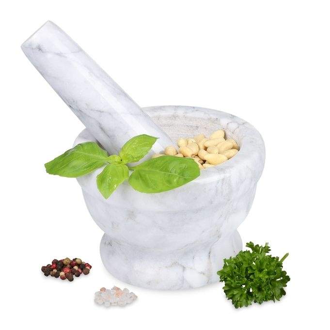 Mortel med marmorstöt | Hem & Hobby - Hem & Hushåll - Kök | Pryloteket