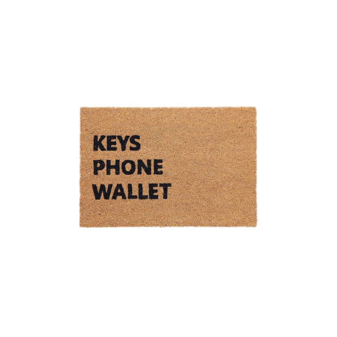 Coconut Dörrmatta ""Key Phone Wallet | Hem & Hobby - Hem & Hushåll - Inredning & Dekoration - Dörrmattor | Pryloteket