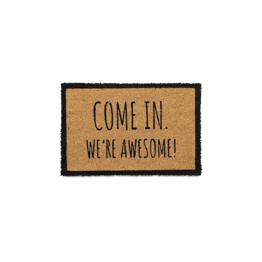Dörrmatta i kokos med ordspråk | Hem & Hobby - Hem & Hushåll - Inredning & Dekoration - Dörrmattor | Pryloteket
