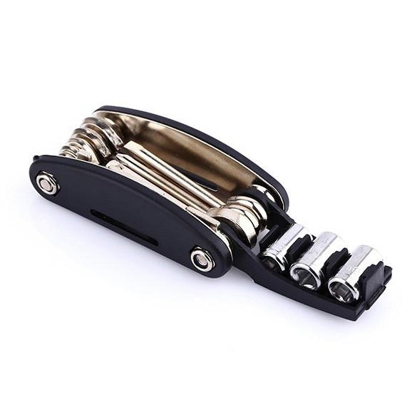 Monitoiminen työkalu / Pyöränkorjaussetti - 15 in 1