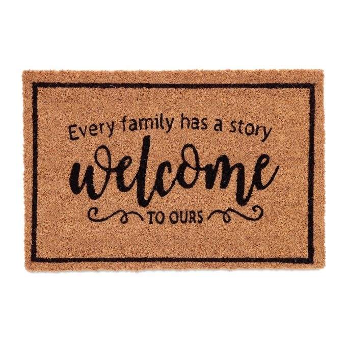 Kokos dørmåtte Velkommen