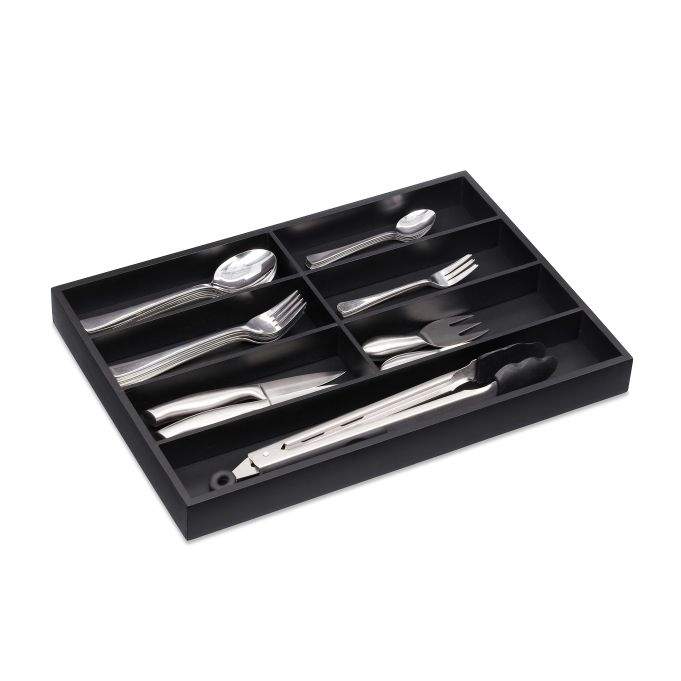 Bestikbakke i bambus til skuffer