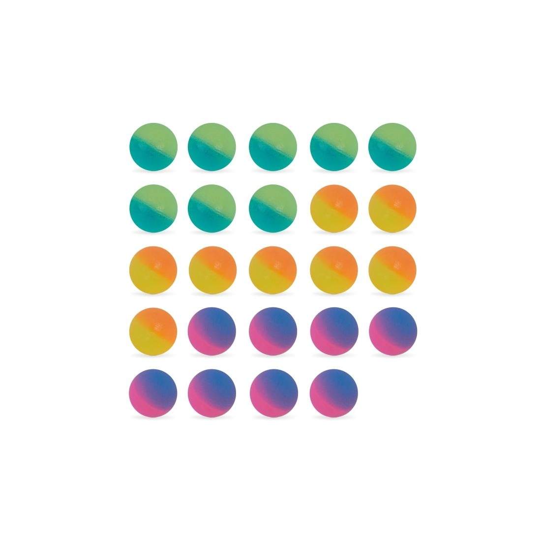 Färgglada flummies i ett set om 24 st | Leksaker & Spel - Leksaker - Övriga Leksaker - Bollar | Pryloteket