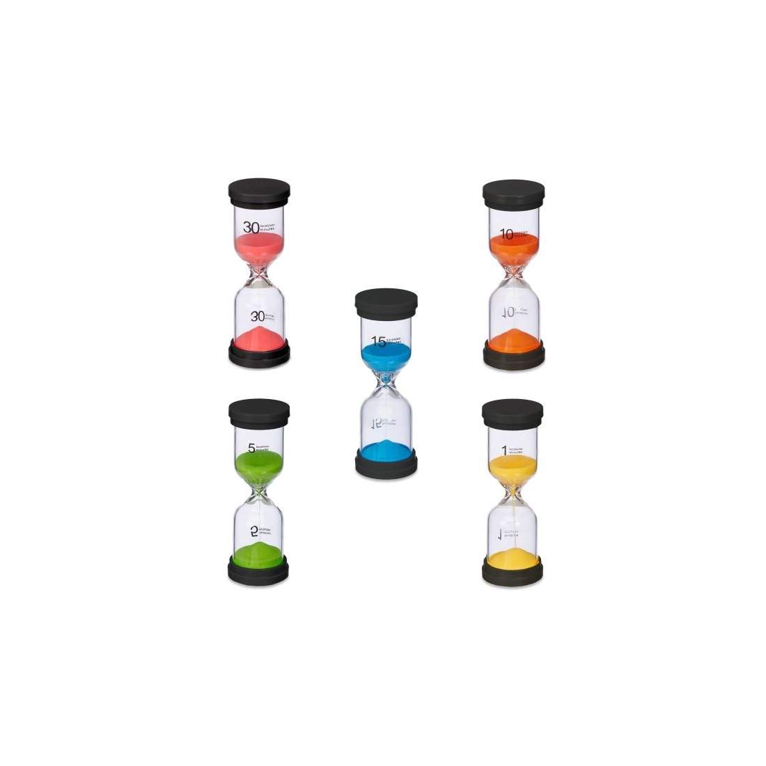 Timglas - set om 5 | Hem & Hobby - Hem & Hushåll - Badrum | Pryloteket