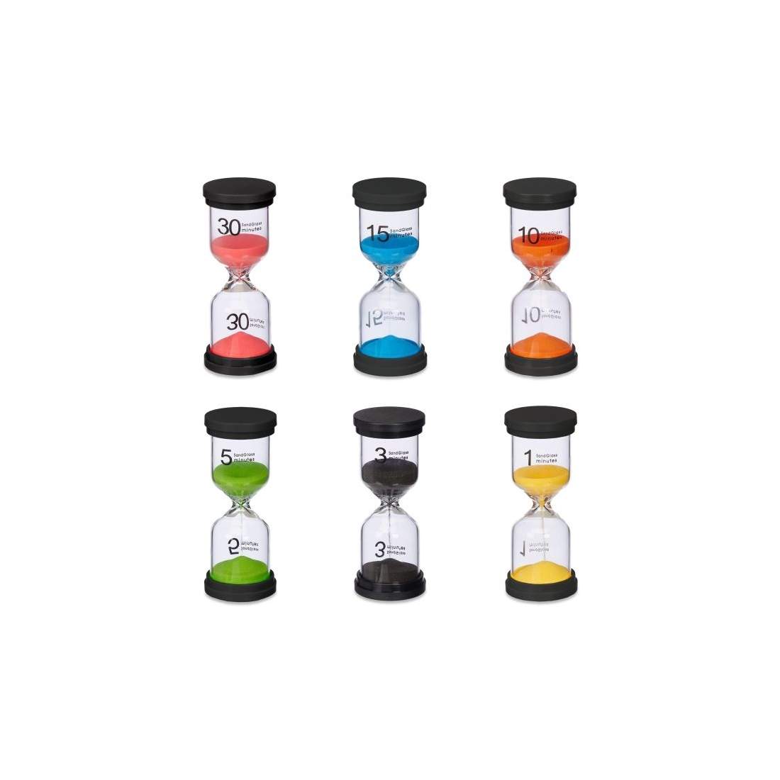 Timglas, set om 6 | Hem & Hobby - Hem & Hushåll - Badrum | Pryloteket