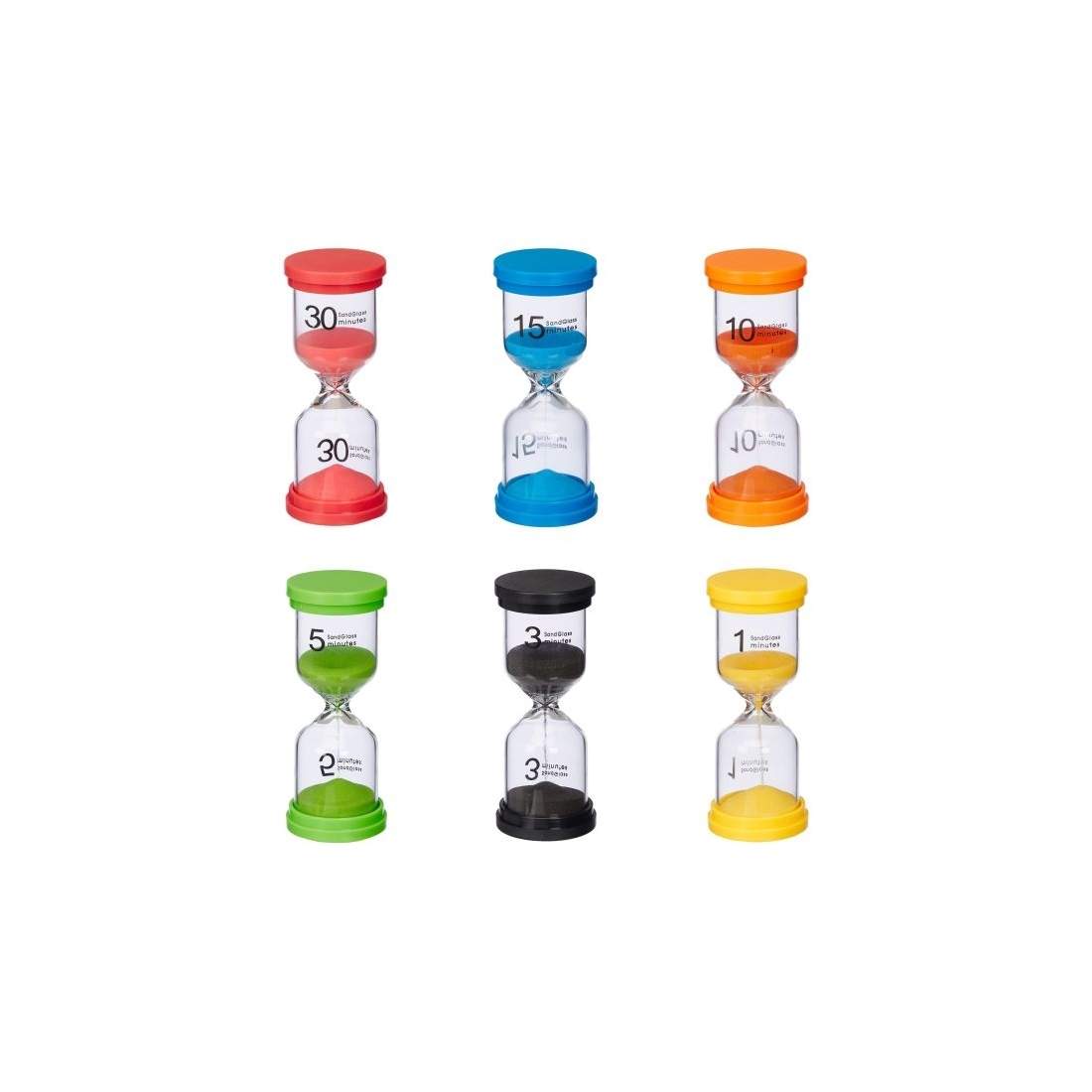 set med 6 timglas för barn | Hem & Hobby - Hem & Hushåll - Badrum | Pryloteket