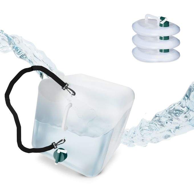 Sammenklappelig vandkande Sæt med 4 20 l