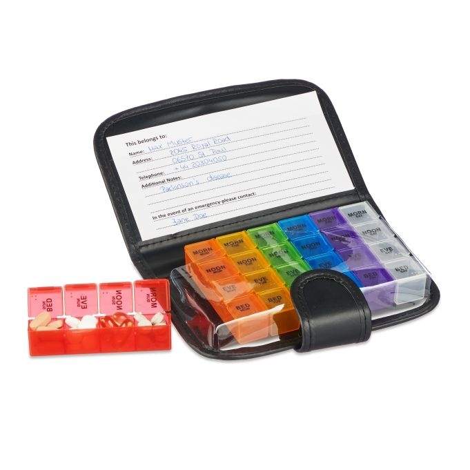 Mobilbox för surfplattor 7 dagar 4 fack | Hem & Hobby - Hem & Hushåll - Tvätt | Pryloteket