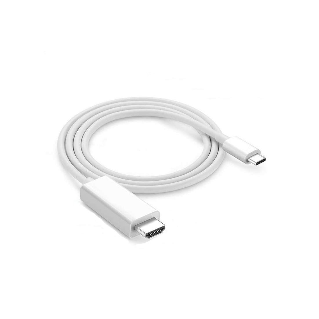 USB-C (3.1) till HDMI (2.0) adapter, 1.8m - Vit | Elektronik - Kablar & Adaptrar - Adaptrar & Signalomvandlare - Video | Pryloteket