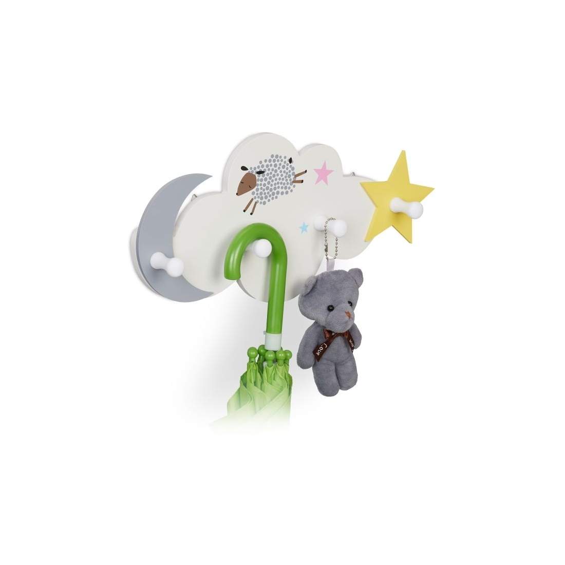 Barnens garderob moln-måne-stjärna