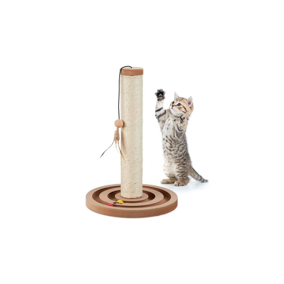 Skrapbräda med leksak | Hem & Hobby - Husdjur - Katt | Pryloteket