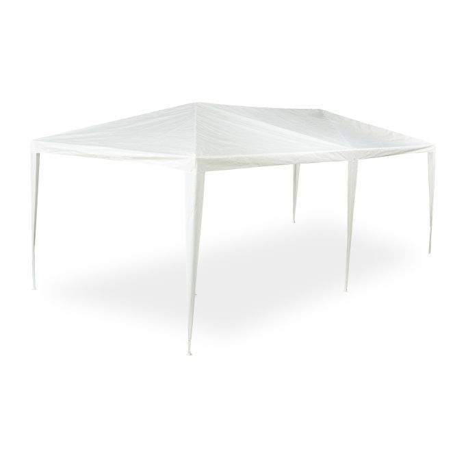 Hvid pavillon 3x6 m