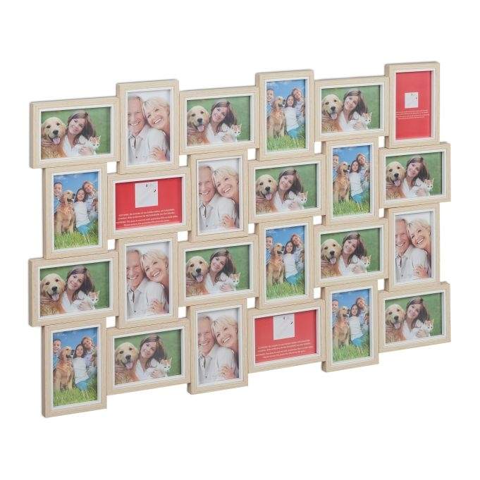 Fotoramme med collage til 24 billeder