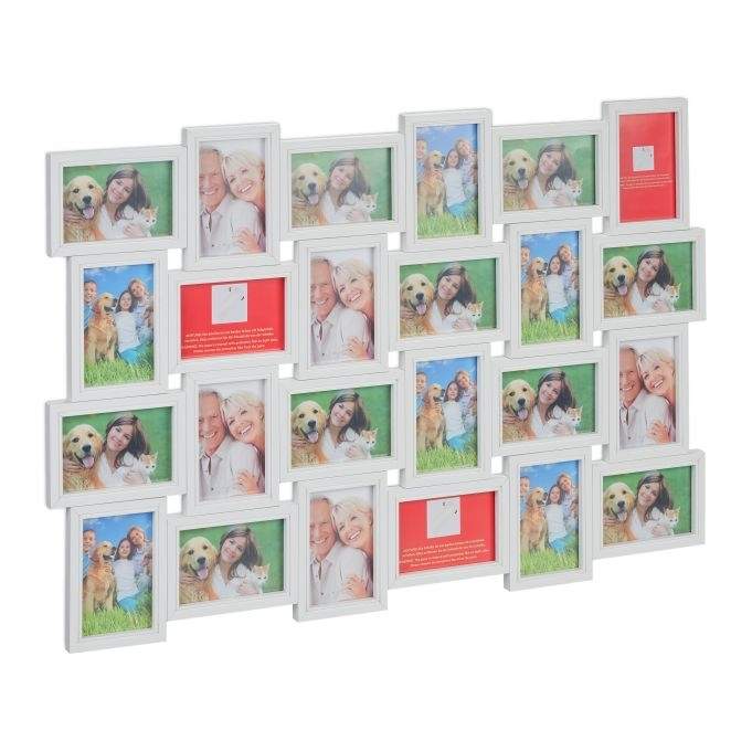 Fotoram med collage för 24 bilder | Hem & Hobby | Pryloteket