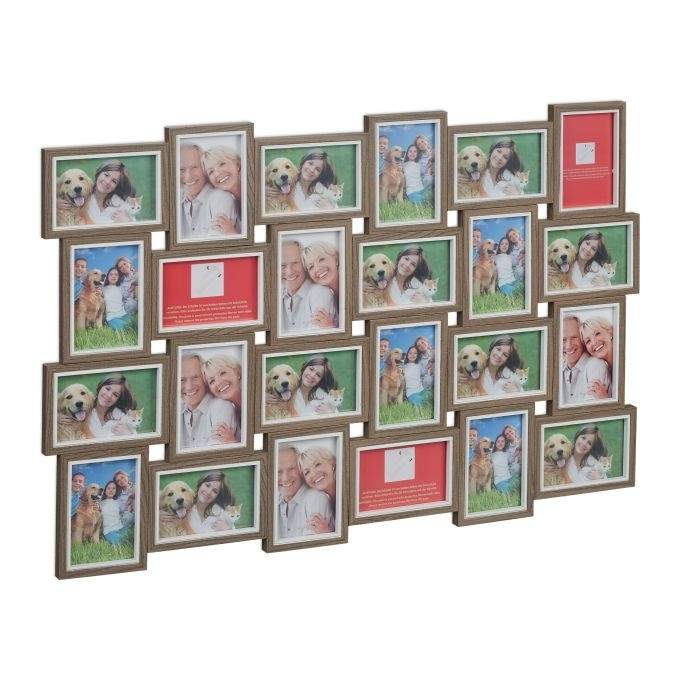 Fotoramme med collage til 24 billeder