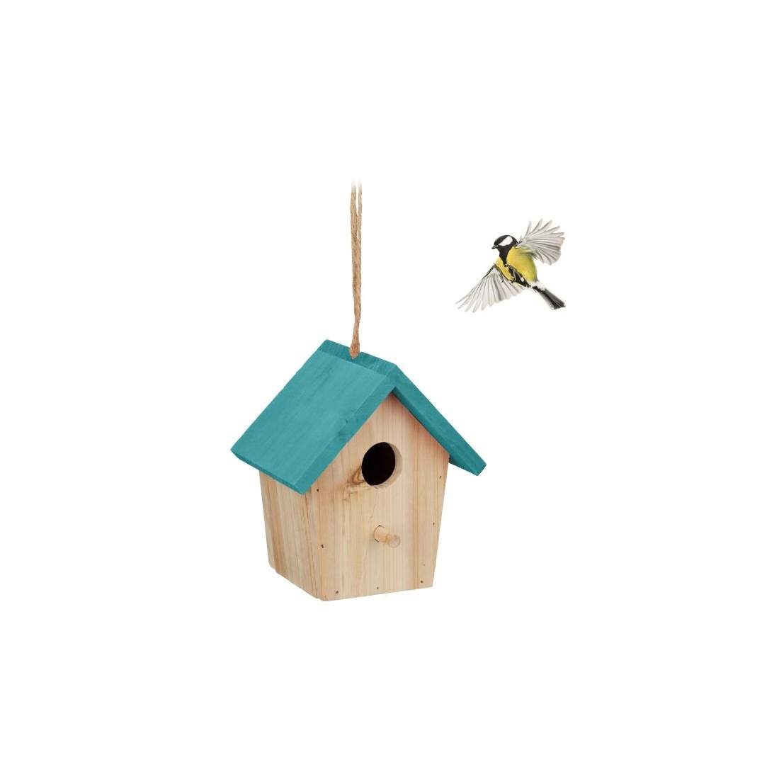 Deco Birdhouse Blått tak | Hem & Hobby - Hem & Hushåll - Balkong | Pryloteket