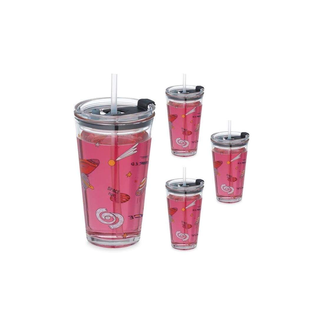 set om 4 barnglasögon med rymdmotiv | Hem & Hobby - Hem & Hushåll - Kök - Servering - Muggar | Pryloteket