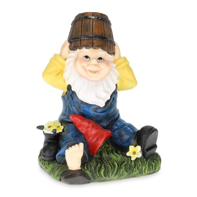 Havenisse med vandspand