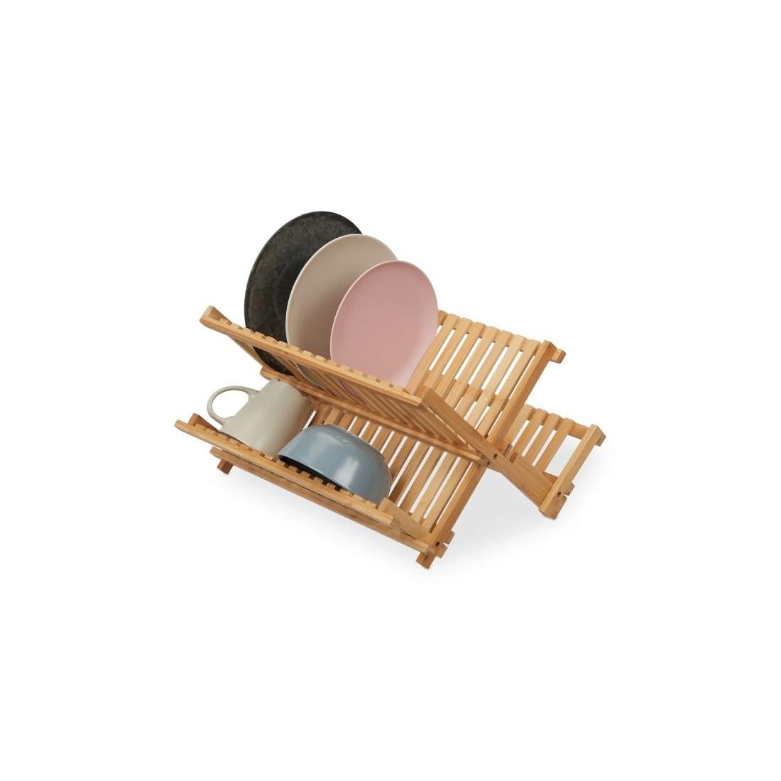 Hopfällbart avloppsrör i bambu | Hem & Hobby - Hem & Hushåll - Rengöring & Städning - Diskställ | Pryloteket