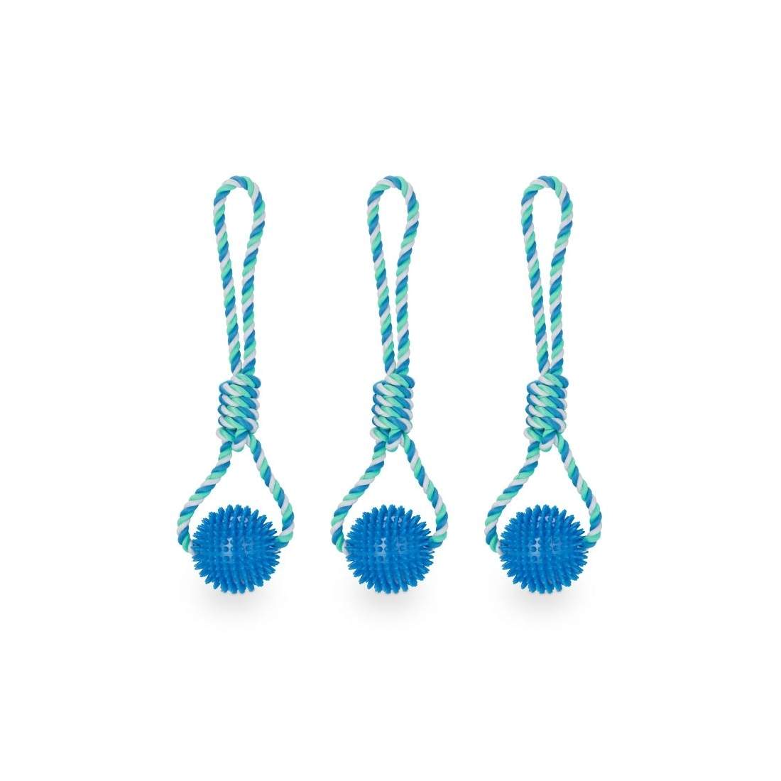 Hundleksaksboll med rep set om 3 | Hem & Hobby - Husdjur - Hund | Pryloteket