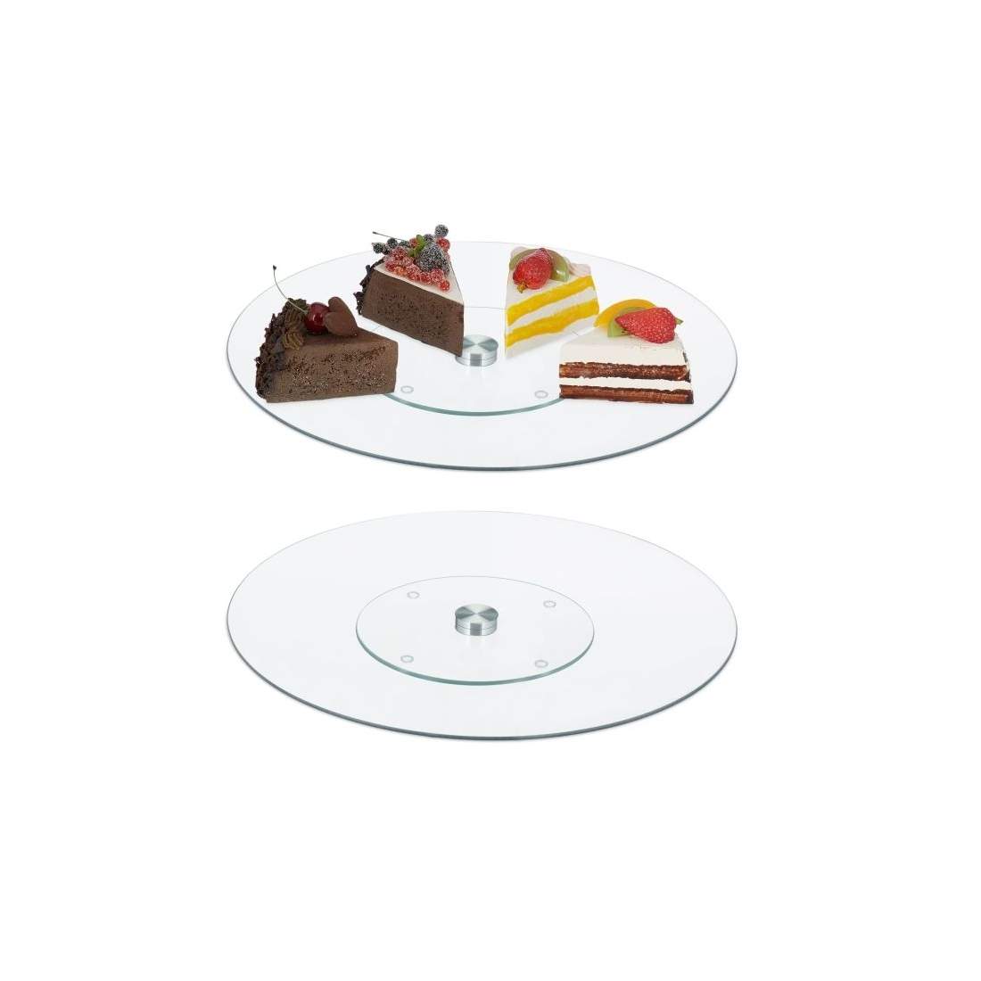 Roterande kakfat set om 2 | Hem & Hobby - Hem & Hushåll - Kök - Servering | Pryloteket