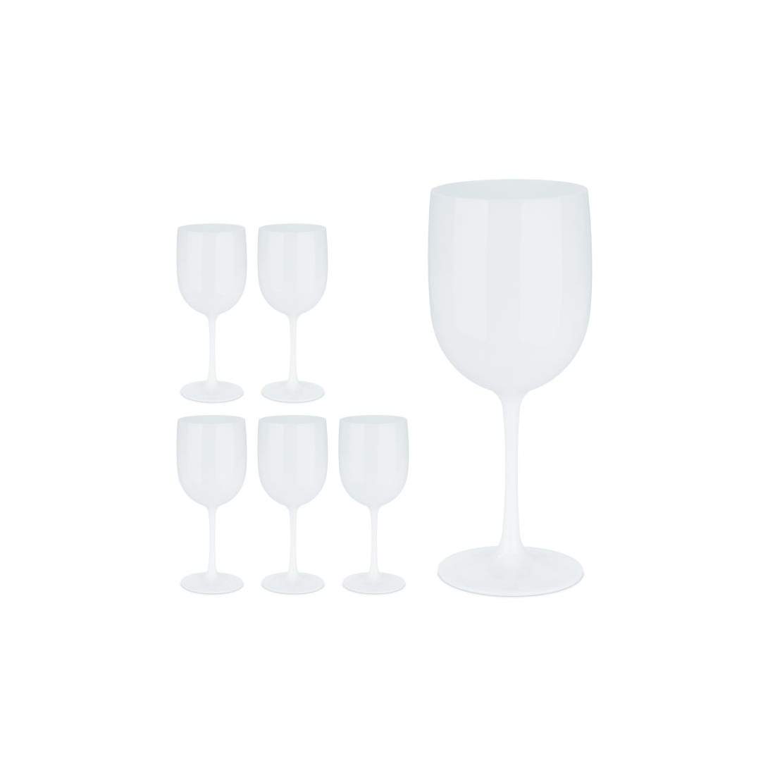 Vinglas i plast, uppsättning om 6 | Hem & Hobby | Pryloteket