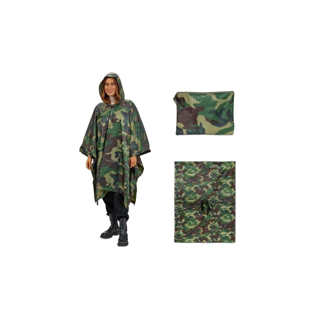 Regnponcho med 3 i 1 kamouflage för flera användningsområden | Elektronik - Kablar & Adaptrar - Adaptrar & Signalomvandlare - USB | Pryloteket