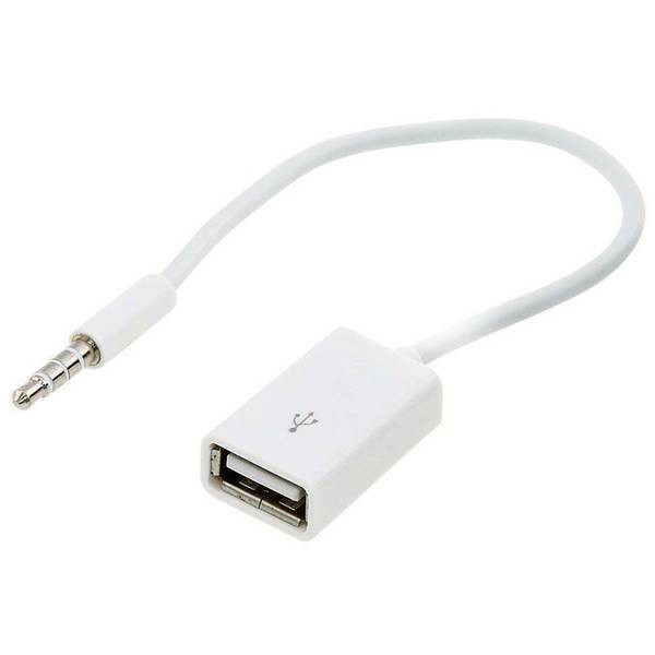 3.5mm Aux-han til USB-hun adapterkabel