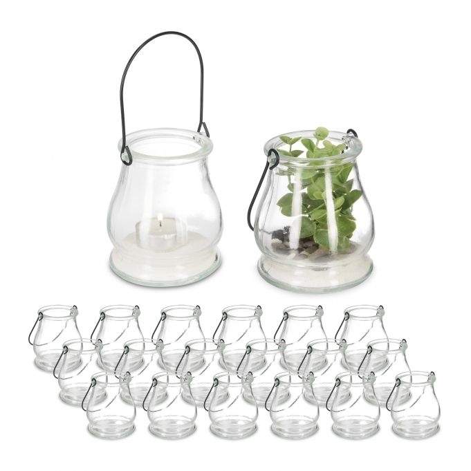 Gennemsigtige vindlygter sæt med 20 stk