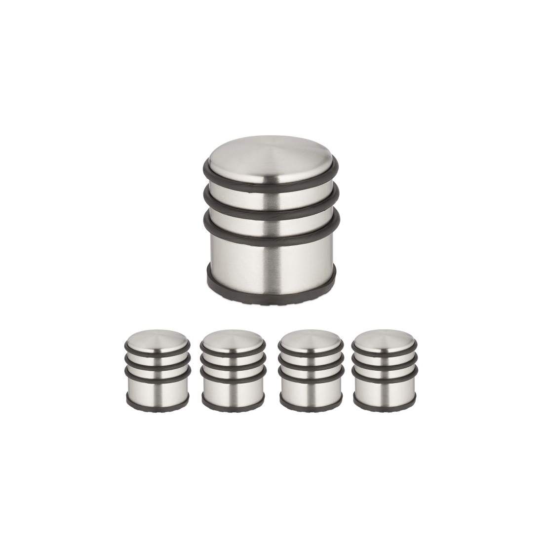 Dörrstopp i rostfritt stål - 5 st | Elektronik - Tillbehör Mobil & Surfplatta - Mobiltillbehör - Mobilkablar - Tillbehör | Pryloteket