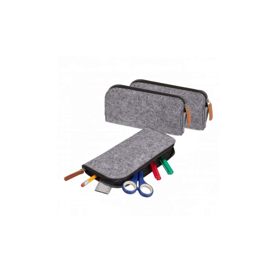 Penalhus i filt, sæt med 3 stk