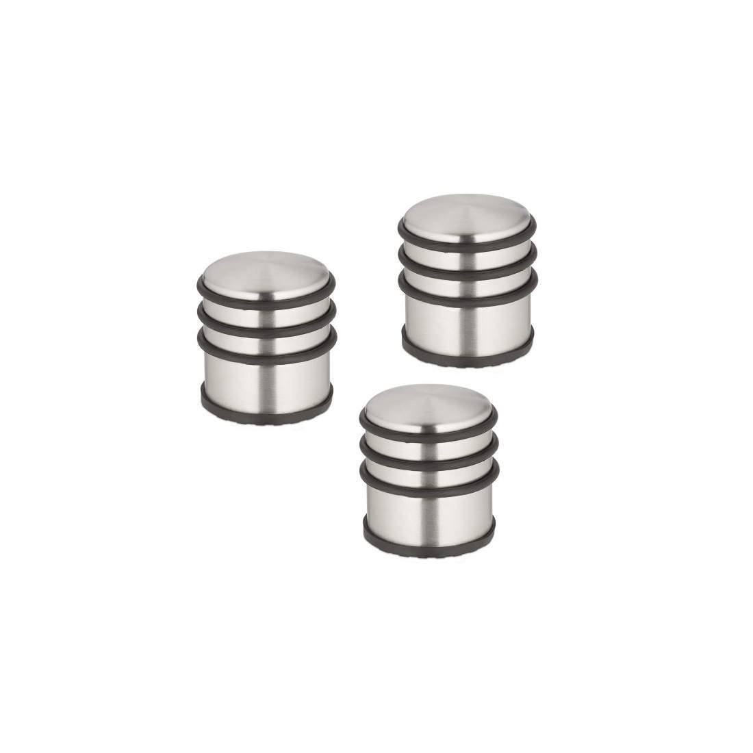 Dörrstopp i rostfritt stål - 3 st | Elektronik - Tillbehör Mobil & Surfplatta - Mobiltillbehör - Mobilkablar - Tillbehör | Pryloteket