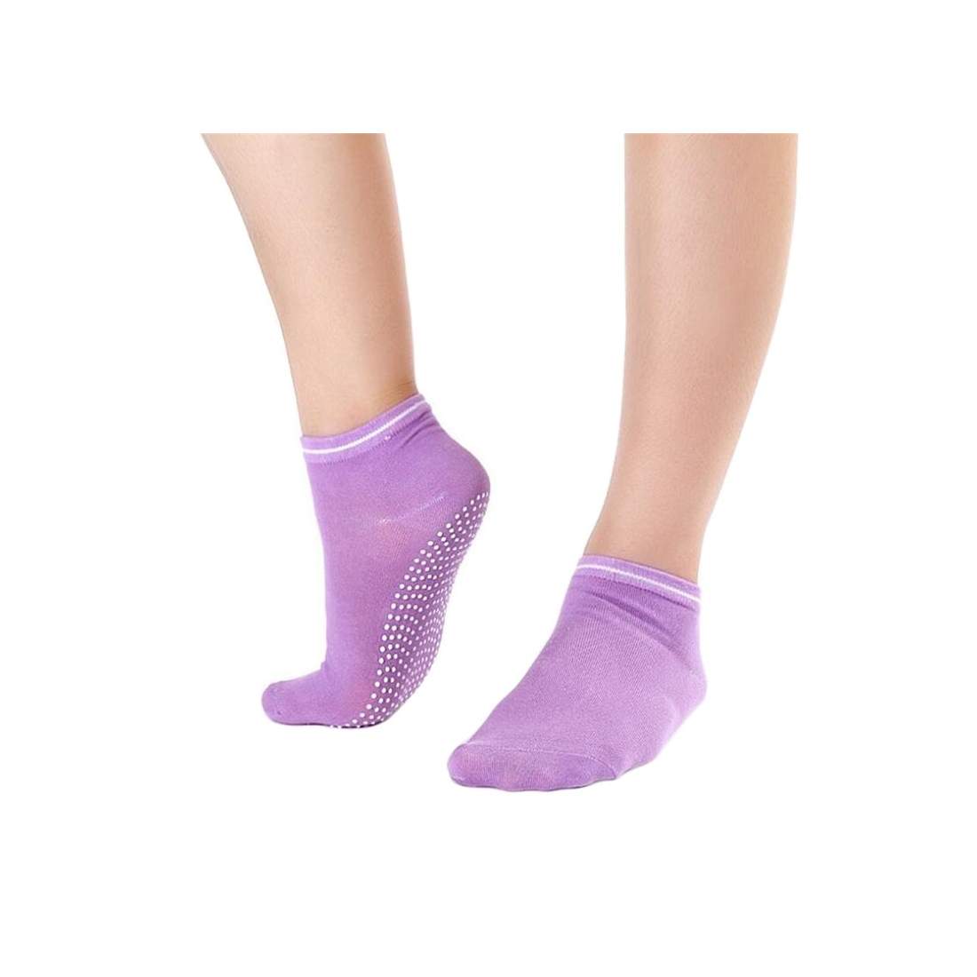 Anti-Slip Yogastrumpor - Lila | Sport & Fritid - Träning - Träningskläder & Accessoarer - Strumpor - Yoga | Pryloteket
