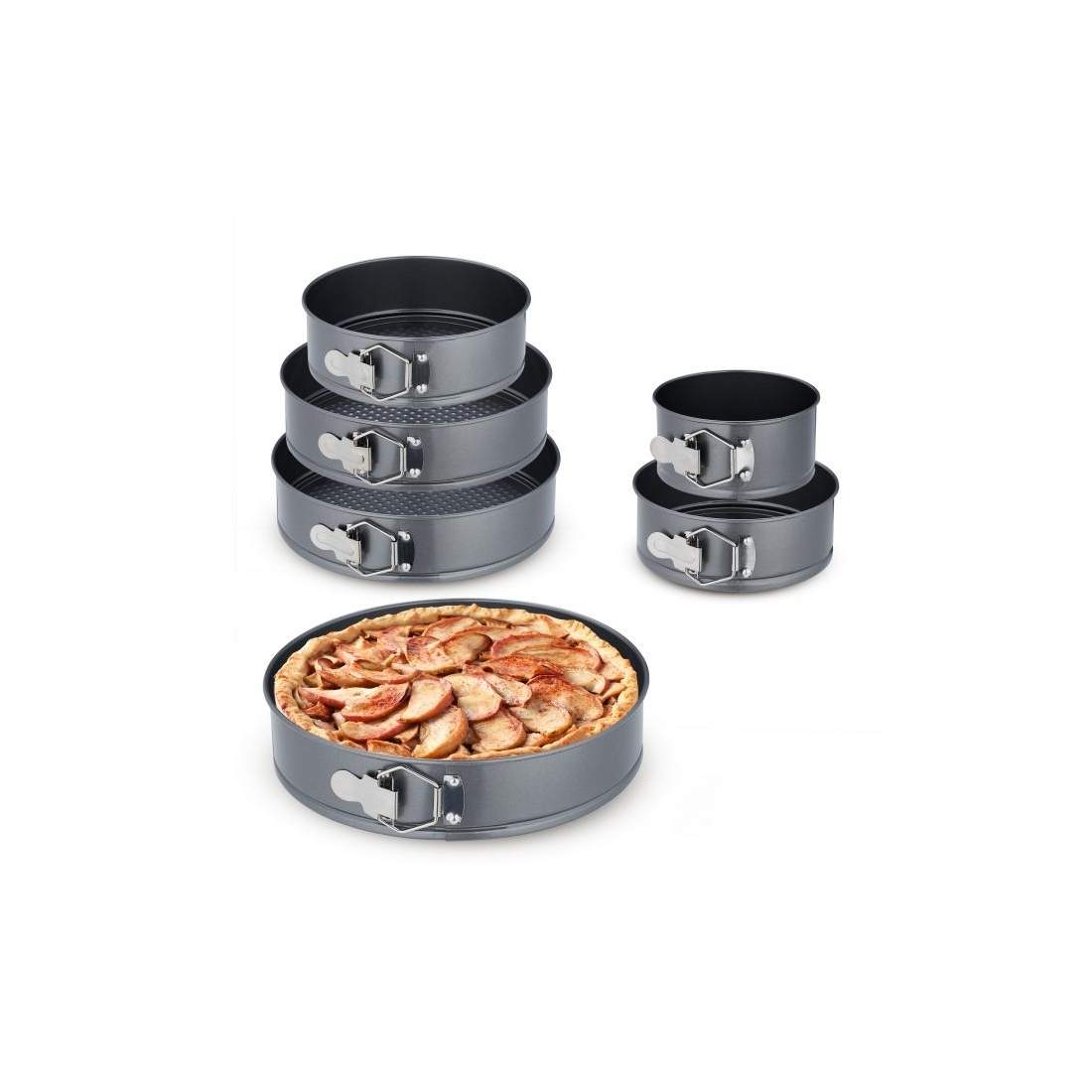 Springform set i 6 delar | Hem & Hobby - Hem & Hushåll - Kök - Köksredskap - Ugnsformar - Bakformar | Pryloteket