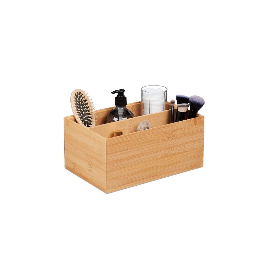 Förvaringslåda i bambu 2 fack | Leksaker & Spel - Leksaker | Pryloteket