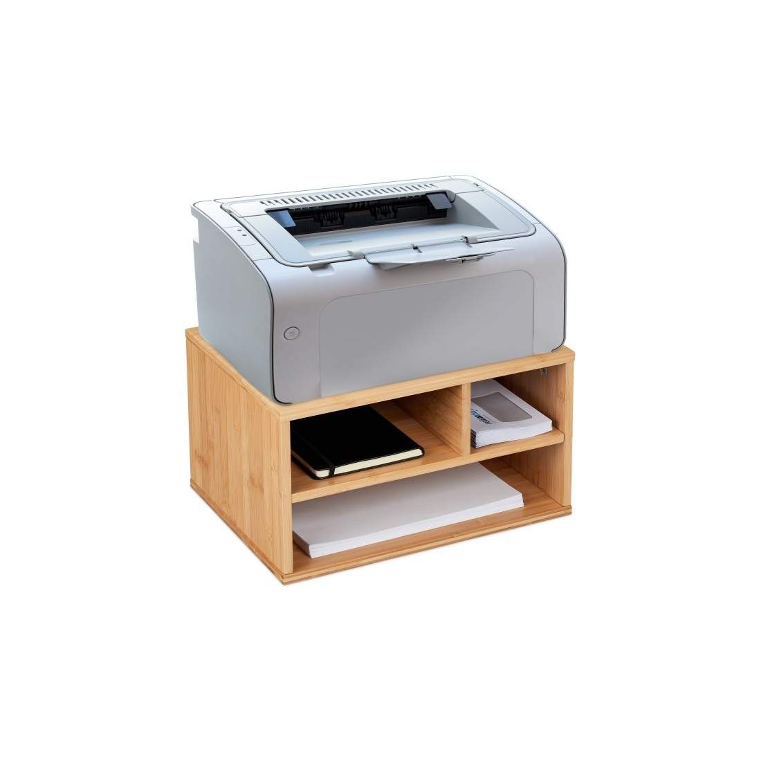 Skrivbord i bambu för skrivare | Elektronik - Tillbehör Mobil & Surfplatta - Mobiltillbehör - Mobilkablar - Tillbehör | Pryloteket