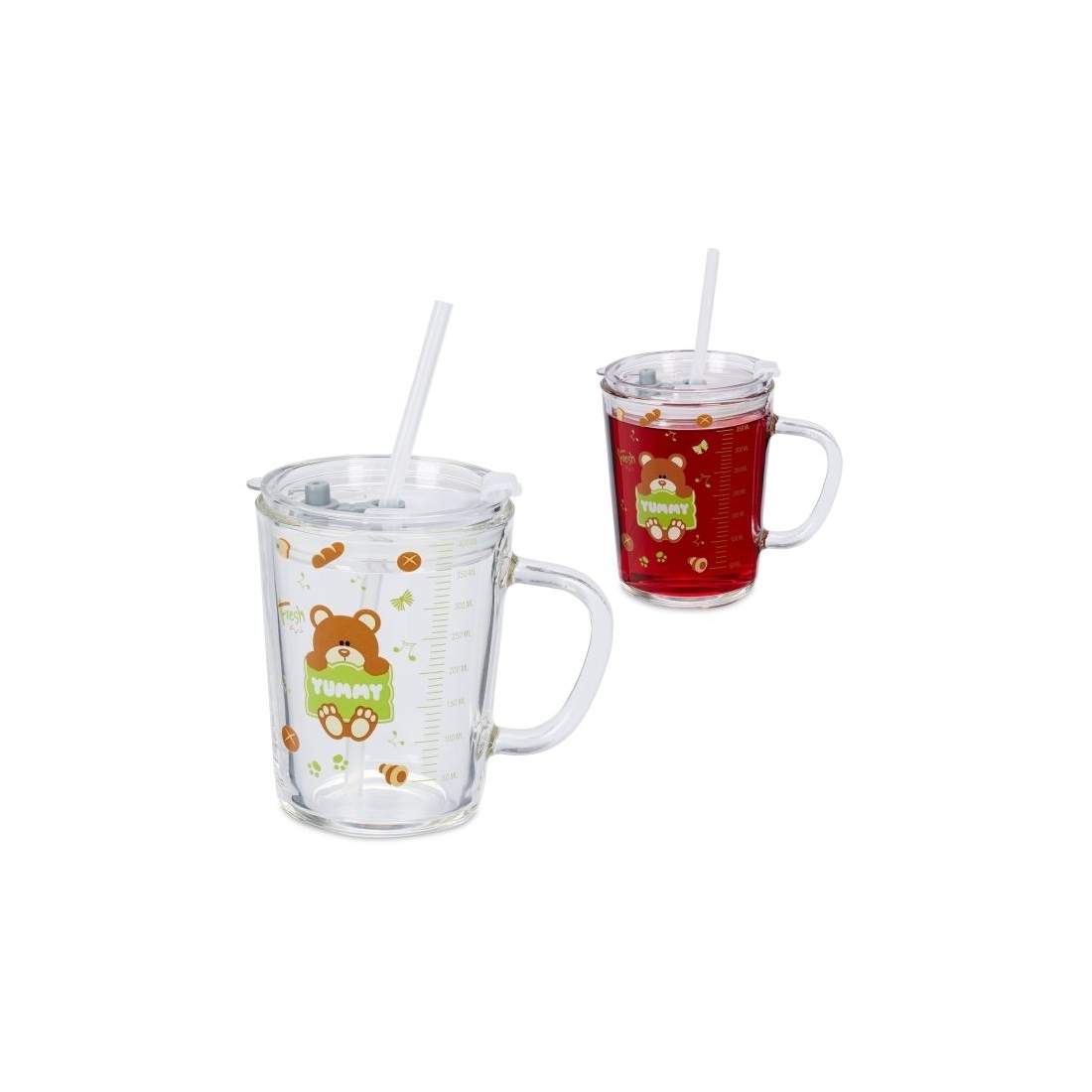 set med 2 barnglasögon med björnmotiv | Hem & Hobby - Hem & Hushåll - Kök - Servering - Muggar | Pryloteket