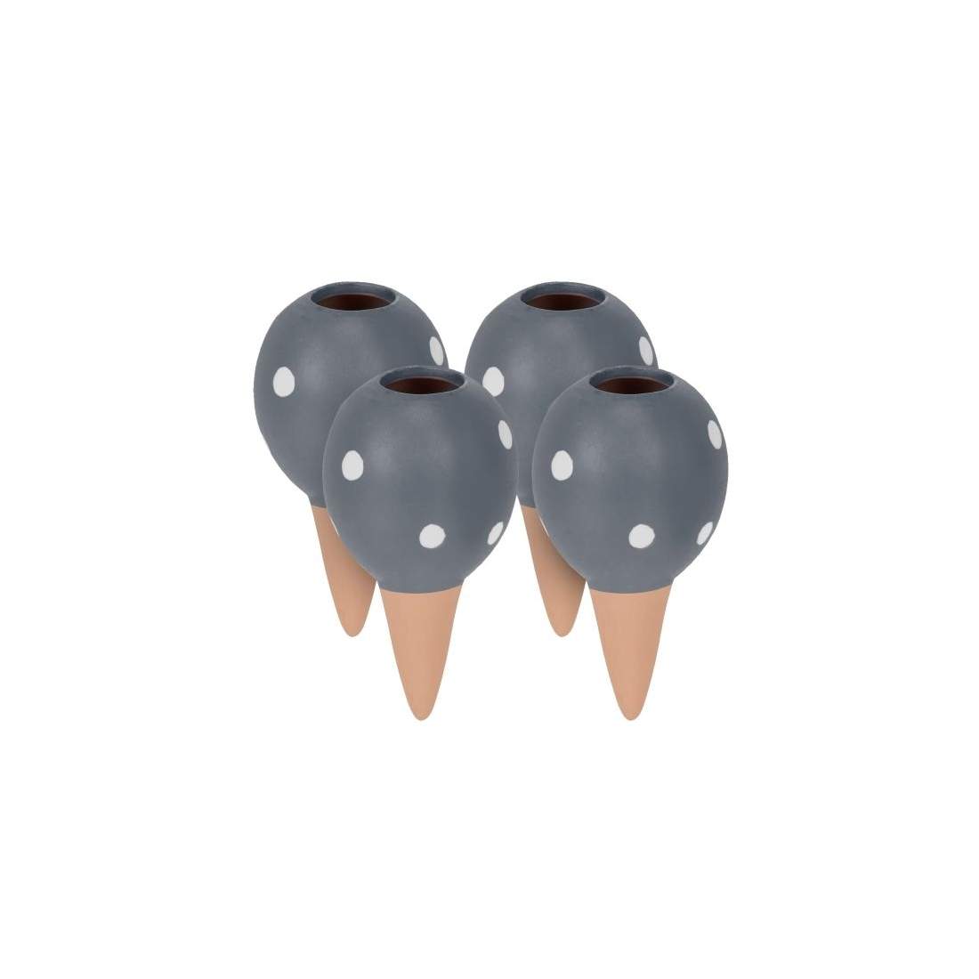 Grå lerkon set om 4 | Hem & Hobby - Husdjur - Katt | Pryloteket