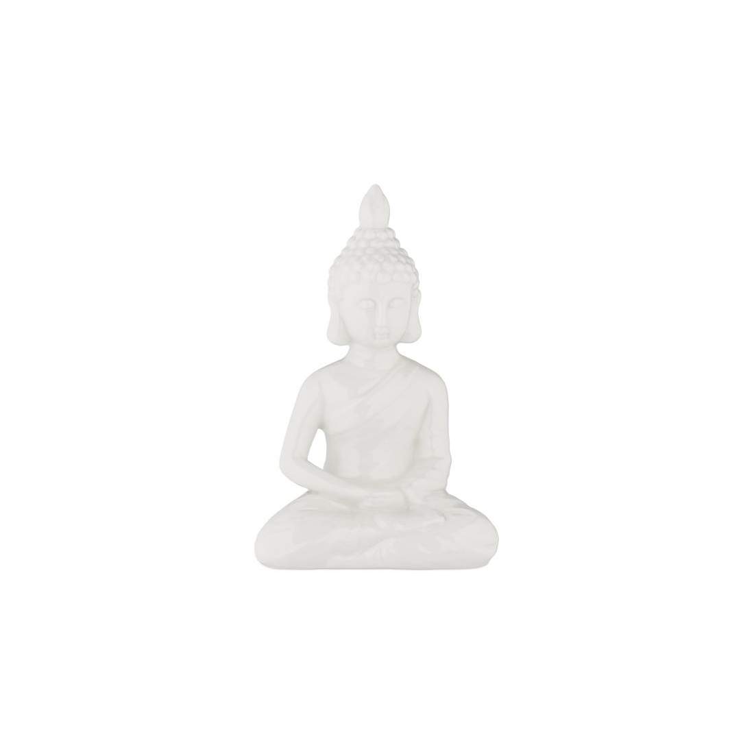 Vit Buddhafigur 17 cm | Hem & Hobby - Hem & Hushåll - Balkong | Pryloteket