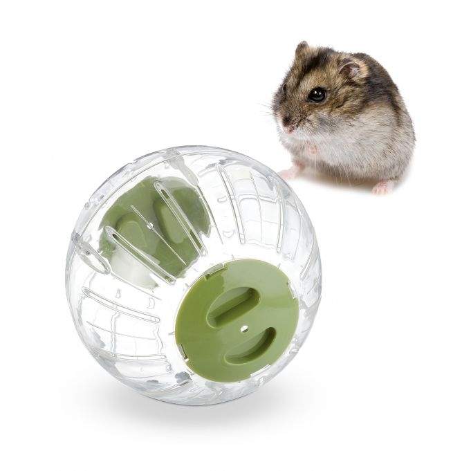 Hamsterkugle med grønt låg