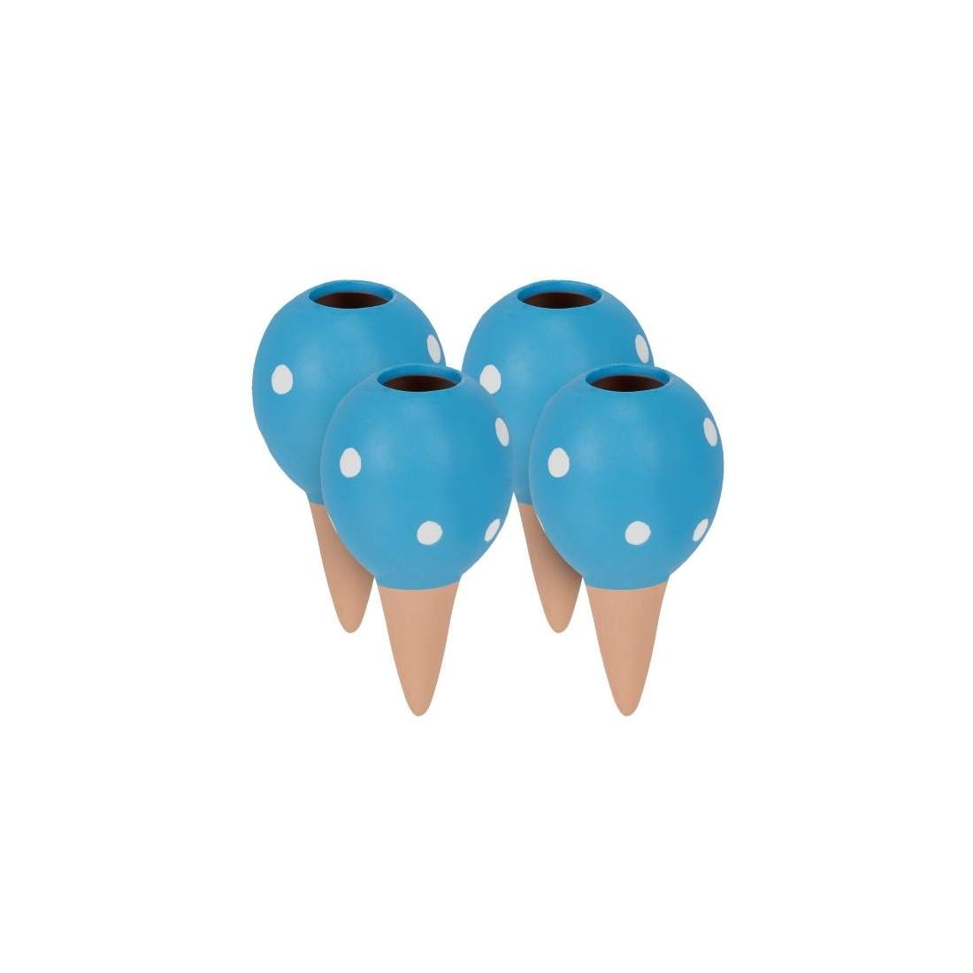 Blå lerkottar - set om 4 | Hem & Hobby - Husdjur - Katt | Pryloteket