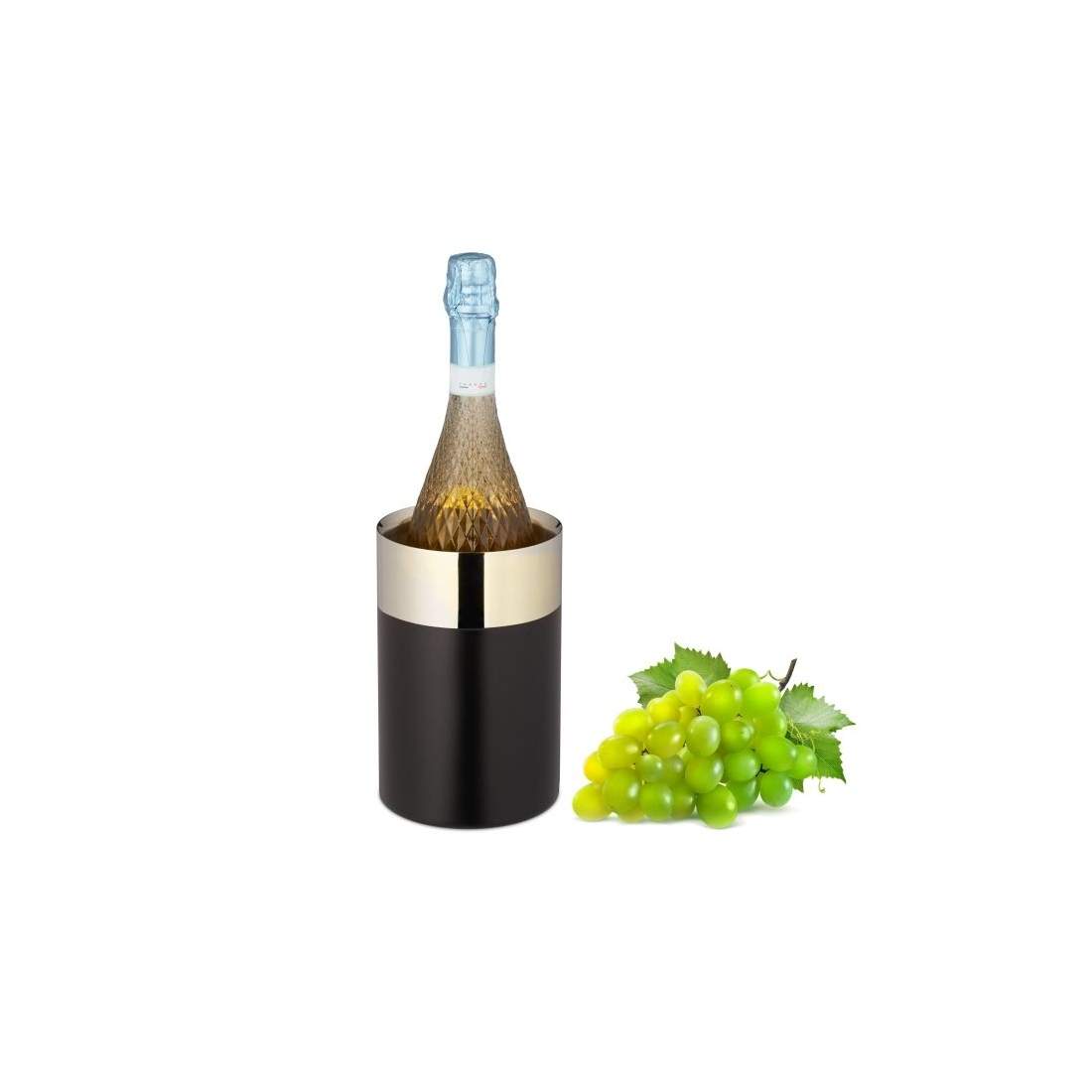 Vinkyl i svart rostfritt stål | Mode & Accessoarer - Kläder - Skor | Pryloteket