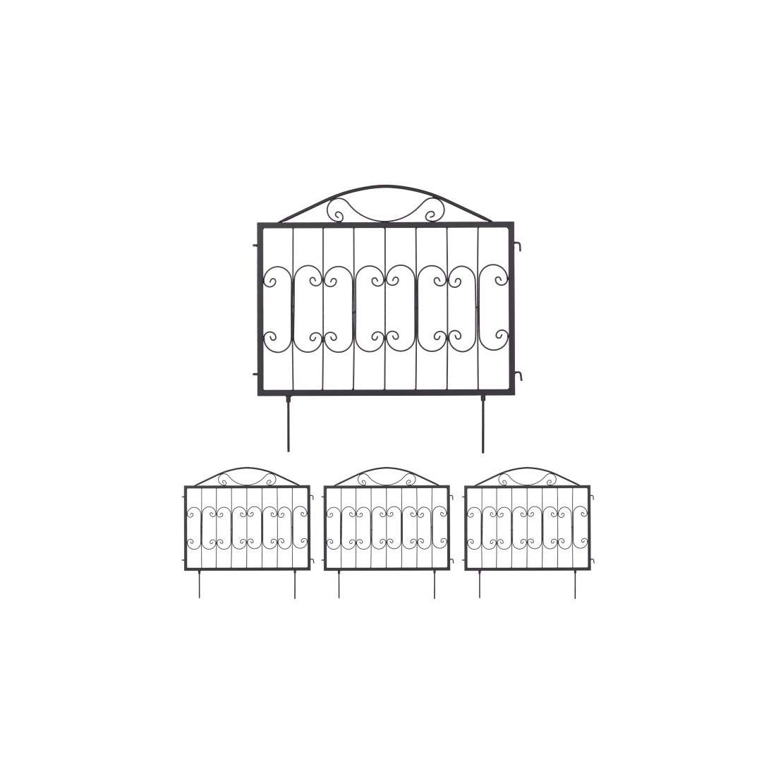 sängstaket i metall, 4 delar | Hem & Hobby | Pryloteket