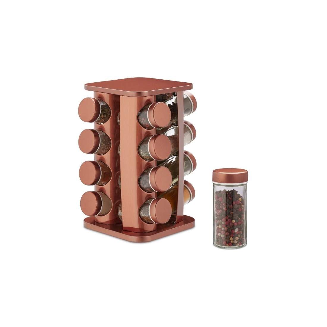 Kryddkarusell med 16 burkar | Hem & Hobby - Hem & Hushåll - Kök - Köksförvaring - Kryddförvaring - Kryddburkar | Pryloteket