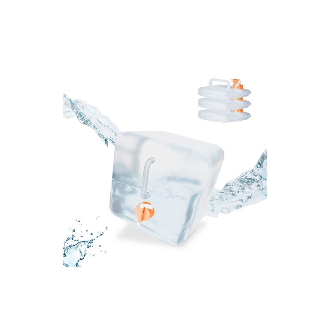 Vikbar vattenbehållare med 4 behållare | Hem & Hobby | Pryloteket